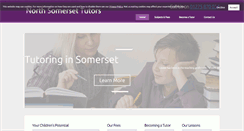 Desktop Screenshot of northsomersettutors.co.uk